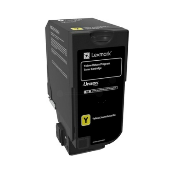 Original Toner Lexmark 74C20Y0 Yellow