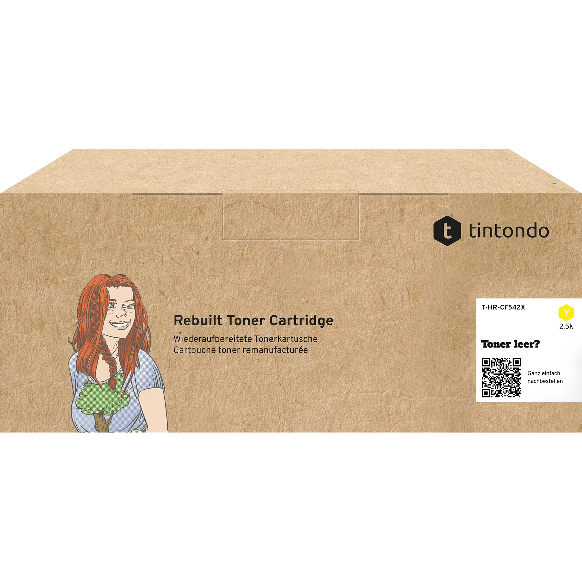 Rebuilt Toner für HP CF542X 203X Gelb