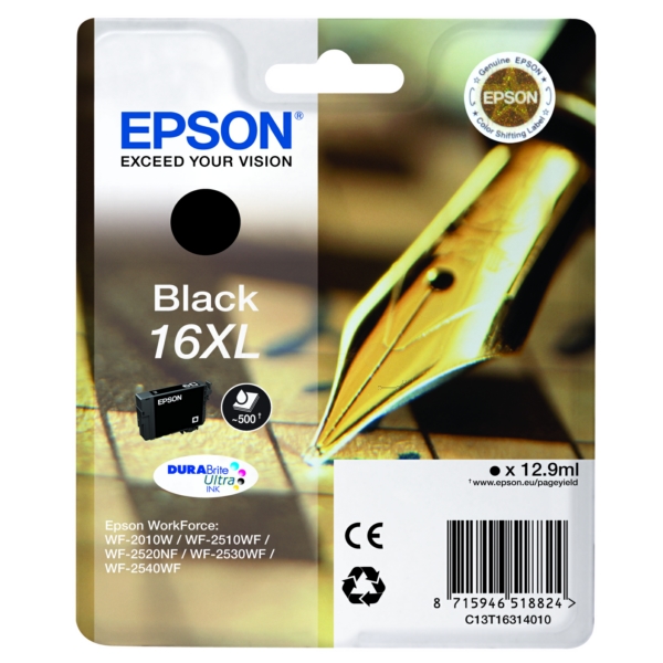 Original Tintenpatrone Epson 16XL Black