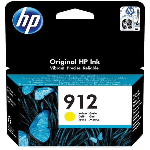 Original Tintenpatrone HP 912 Yellow