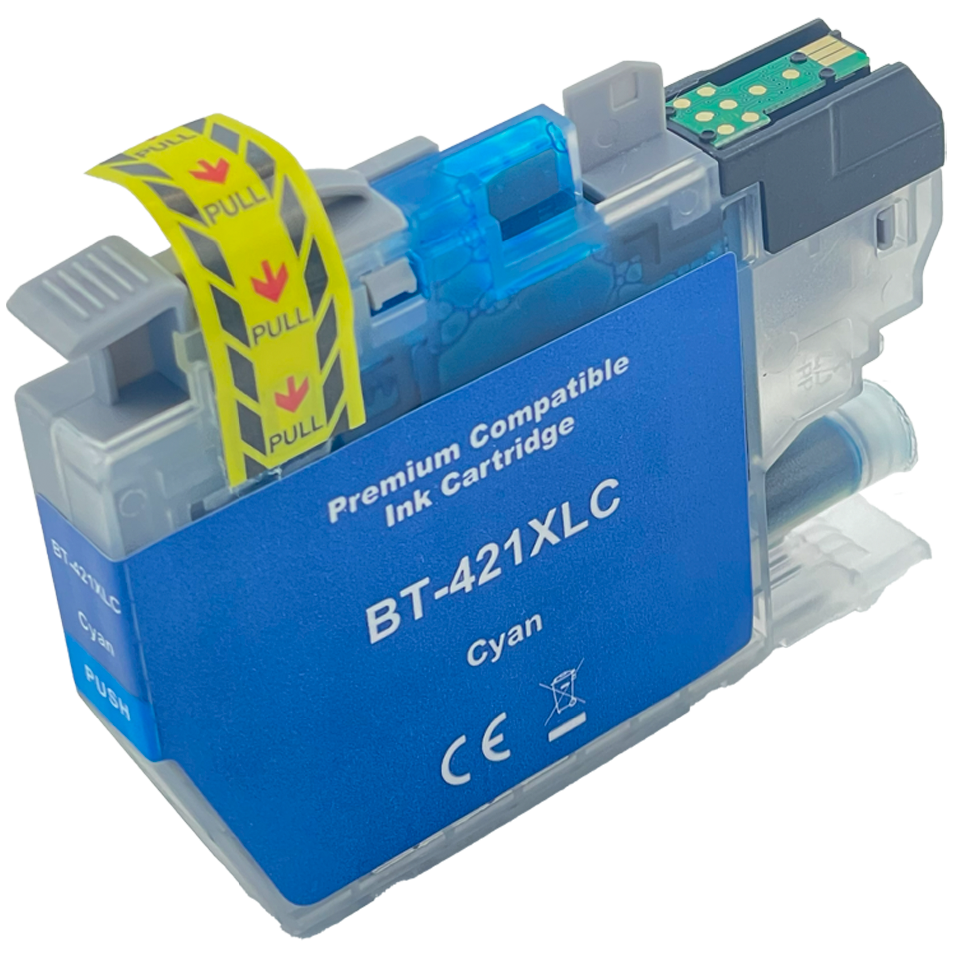 Druckerpatrone kompatibel für Brother LC-421XL Cyan