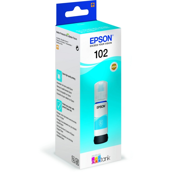 Original Tintenflasche Epson 102 Cyan