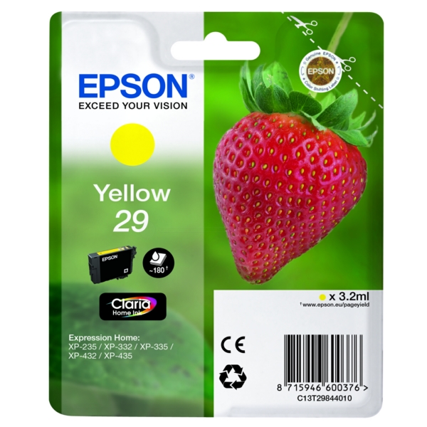 Original Tintenpatrone Epson 29 Yellow