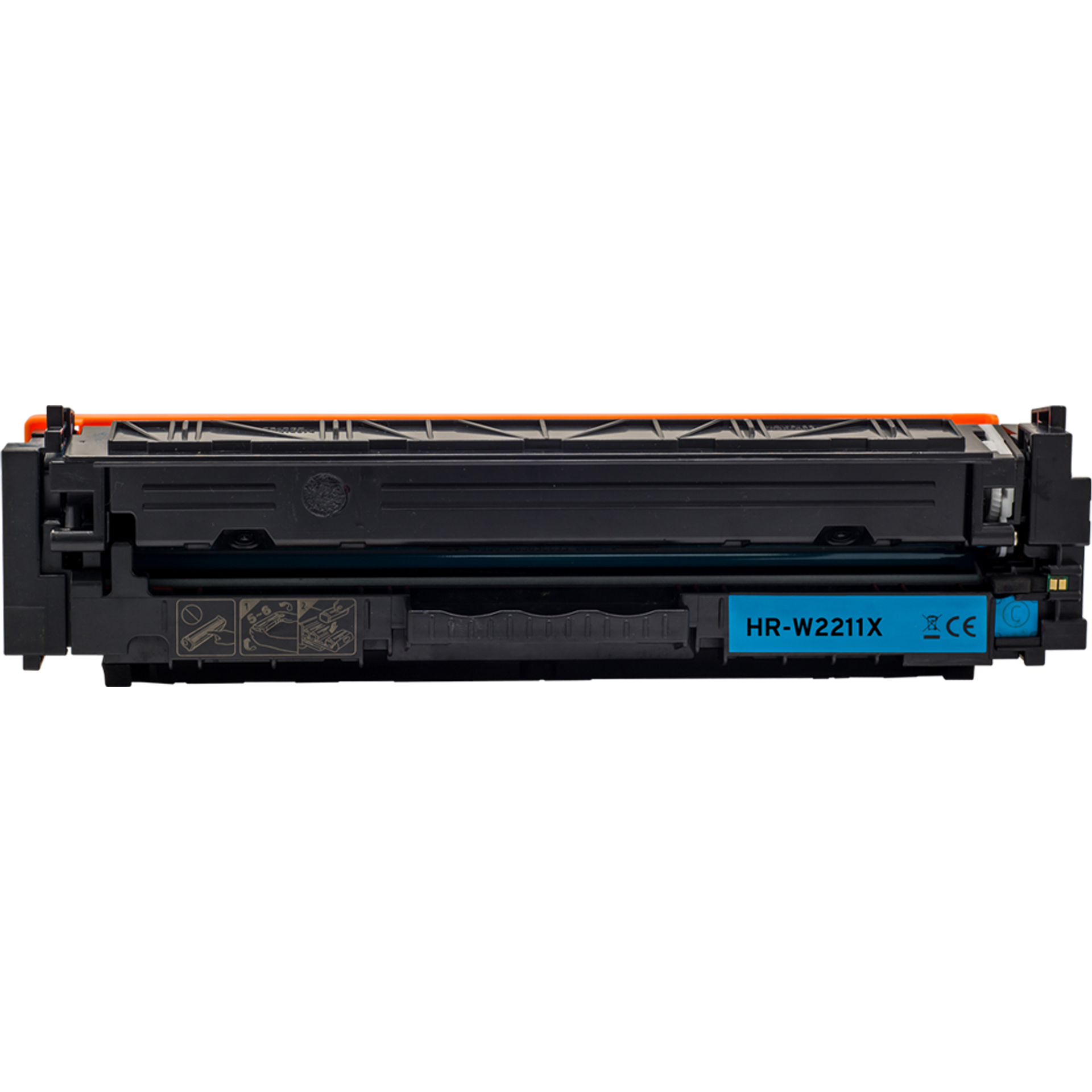 Rebuilt Toner für HP W2211X 207X Cyan