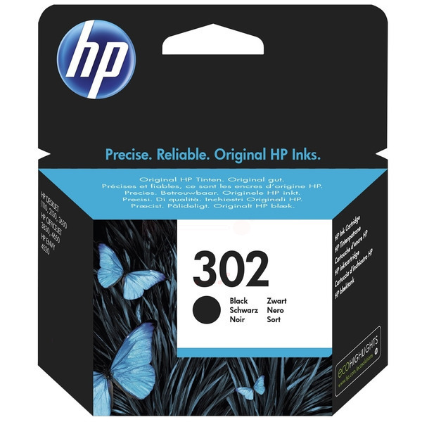 Original Druckerpatrone HP 302 Black