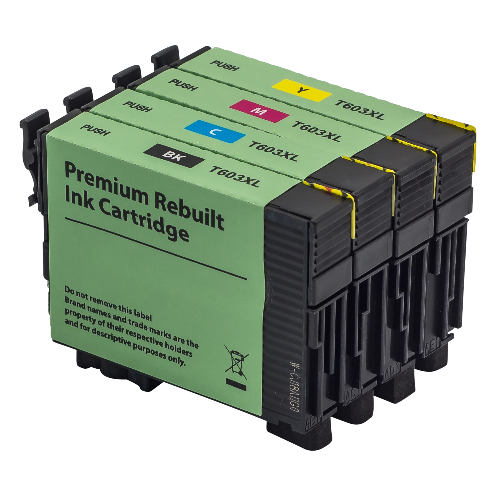Rebuilt Druckerpatronen für Epson 603XL BKCMY 4er Set