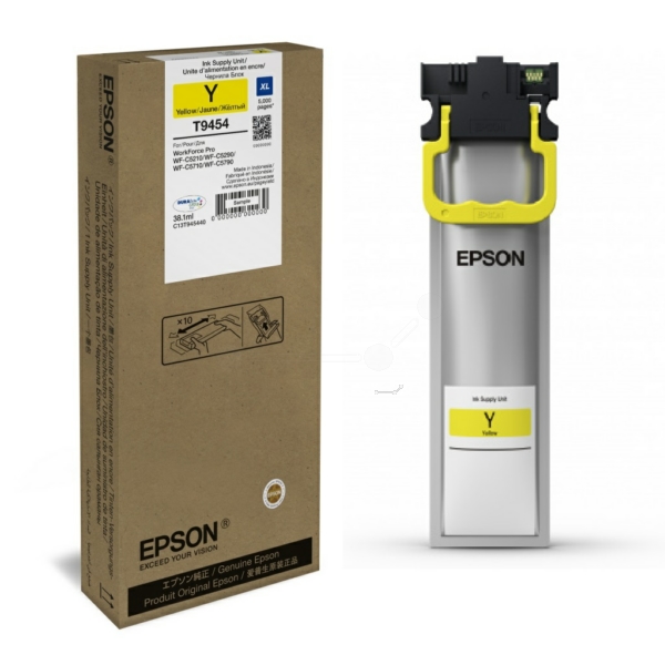 Original Tintenpatrone Epson T9454XL Yellow