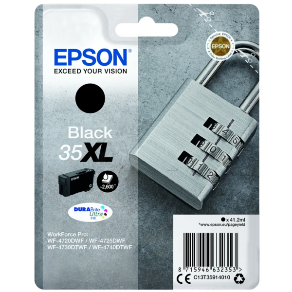 Original Tintenpatrone Epson 35XL Black