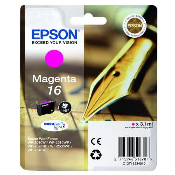 Original Tintenpatrone Epson 16 Magenta