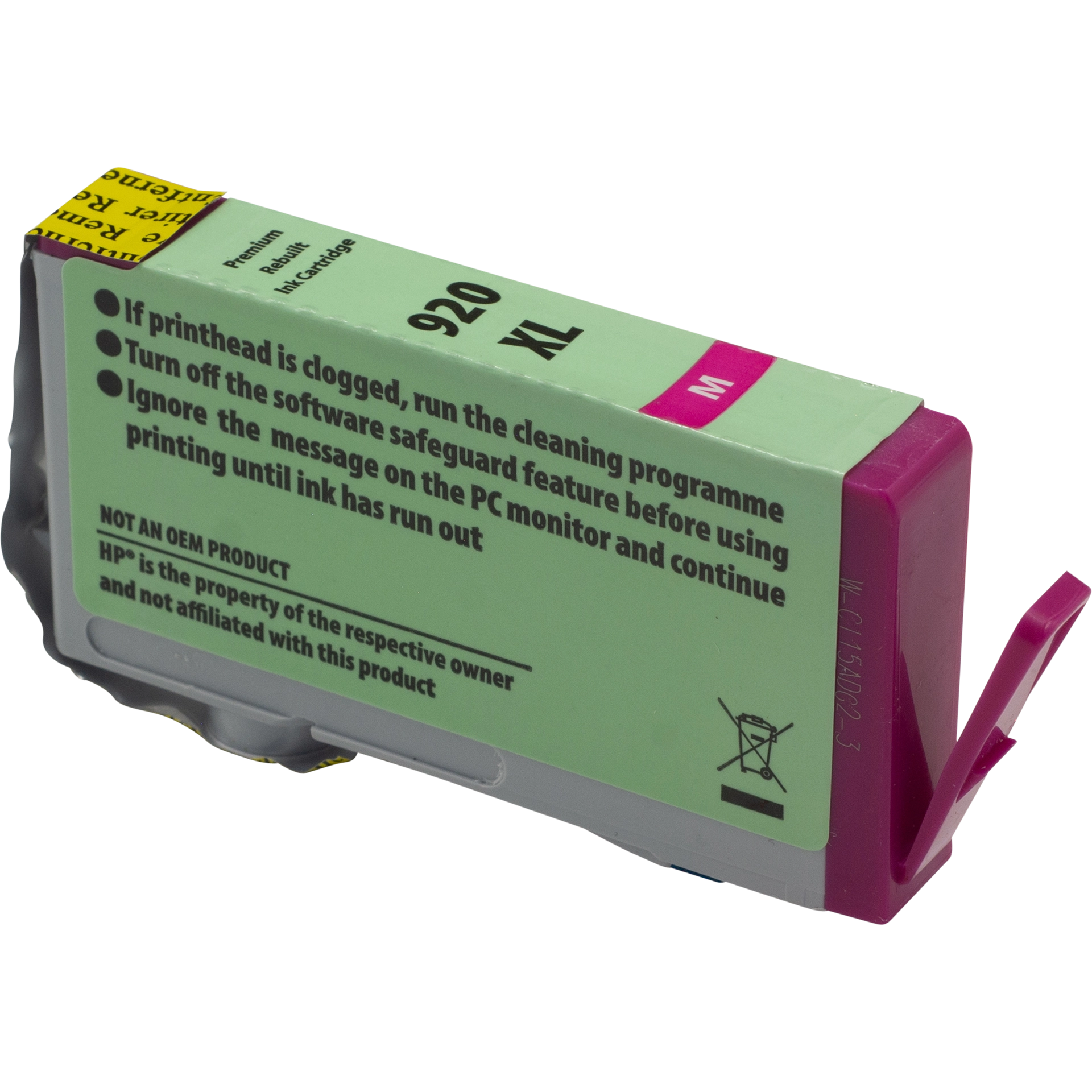 Rebuilt Druckerpatrone für HP 920XL Magenta