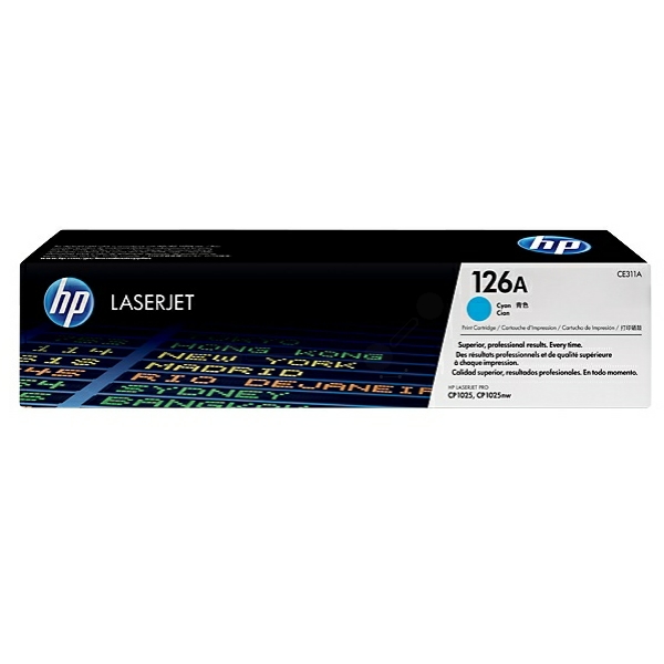 Original Toner HP CE311A Cyan