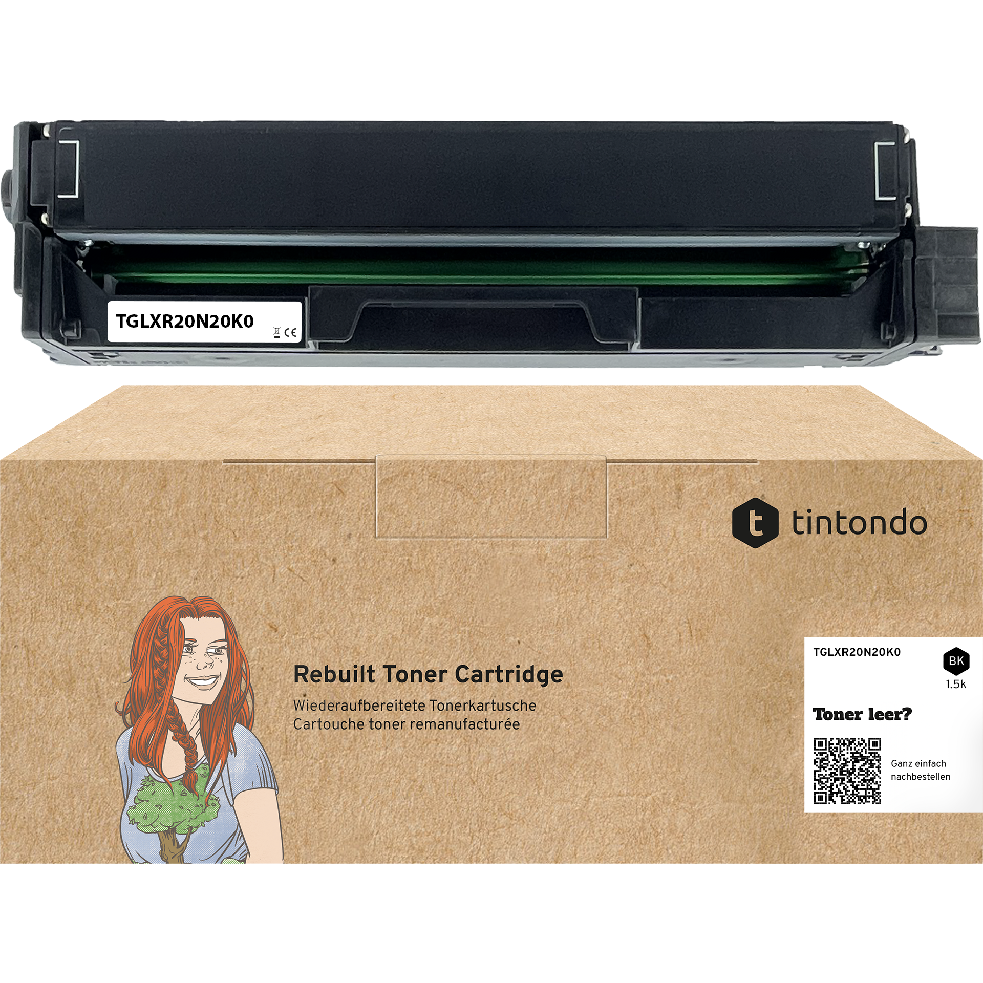 Rebuilt Toner für Lexmark CS331dw CS431dw CX431adw 20N20K0 Schwarz