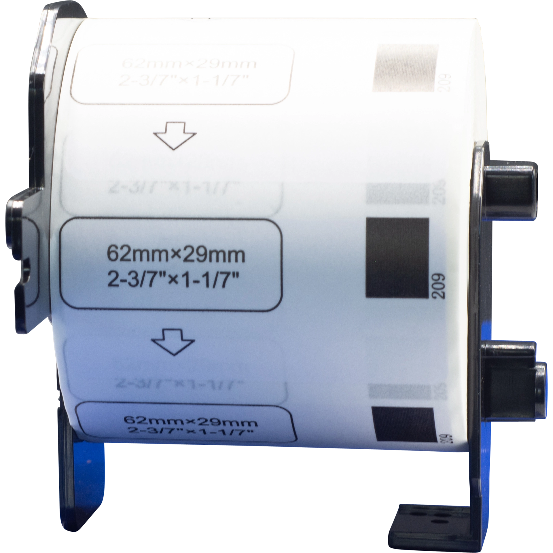 Etiketten kompatibel für Brother DK-11209 29 x 62 mm 800 Stück Weiß