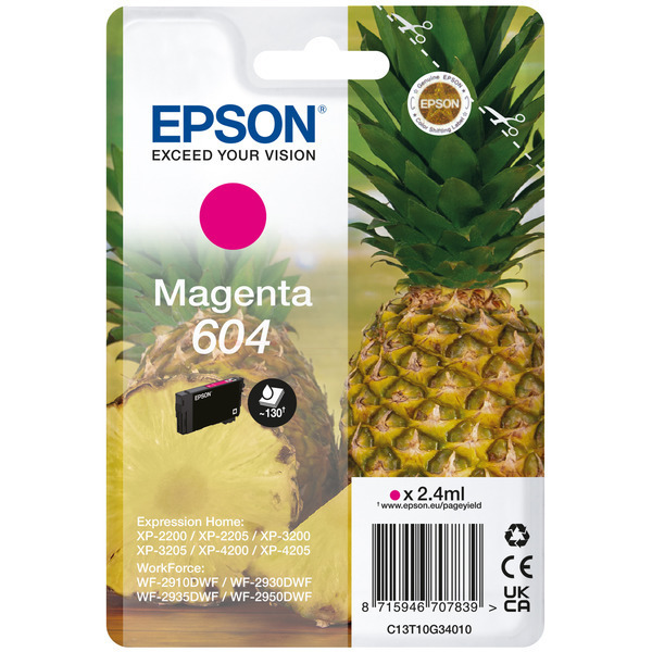Original Tintenpatrone Epson 604 Magenta