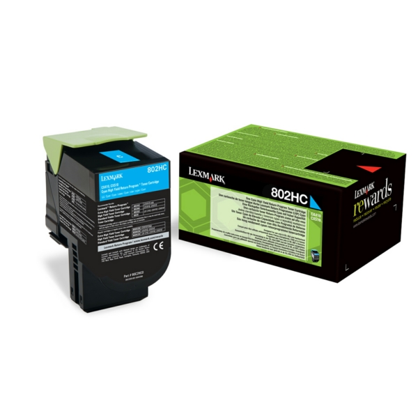 Original Toner Lexmark 80C2HC0 Cyan