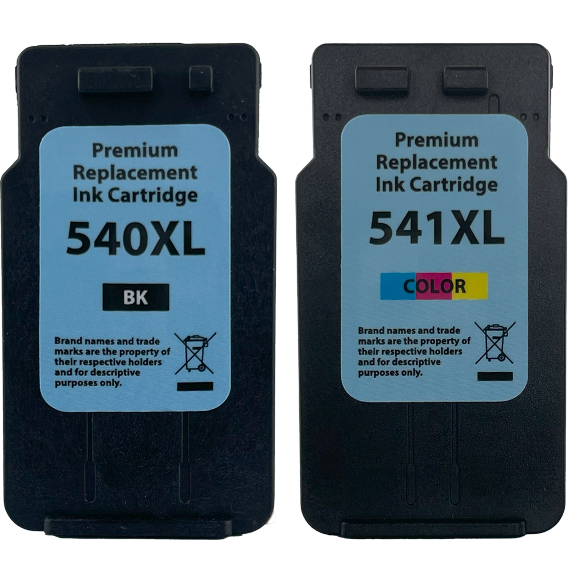 Druckerpatronen kompatibel für Canon PG-540XL CL-541XL Schwarz + Farbig 2er Set