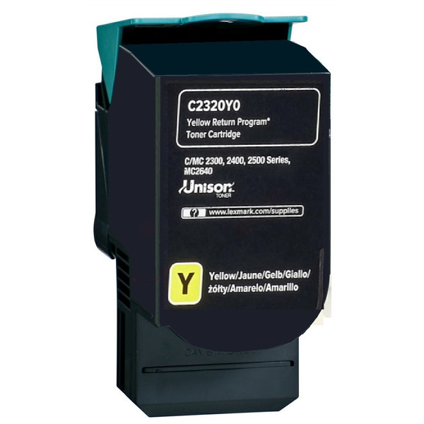 Original Toner Lexmark C232HY0 Yellow