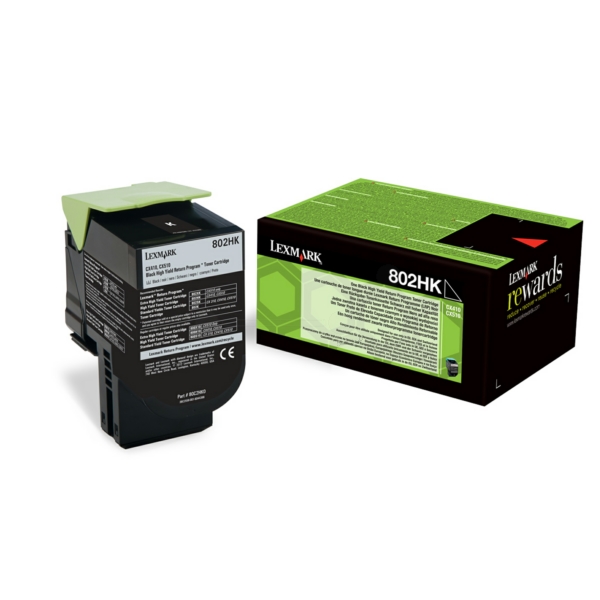 Original Toner Lexmark 80C2HK0 Black