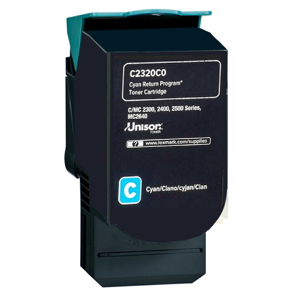 Original Toner Lexmark C242XC0 Cyan