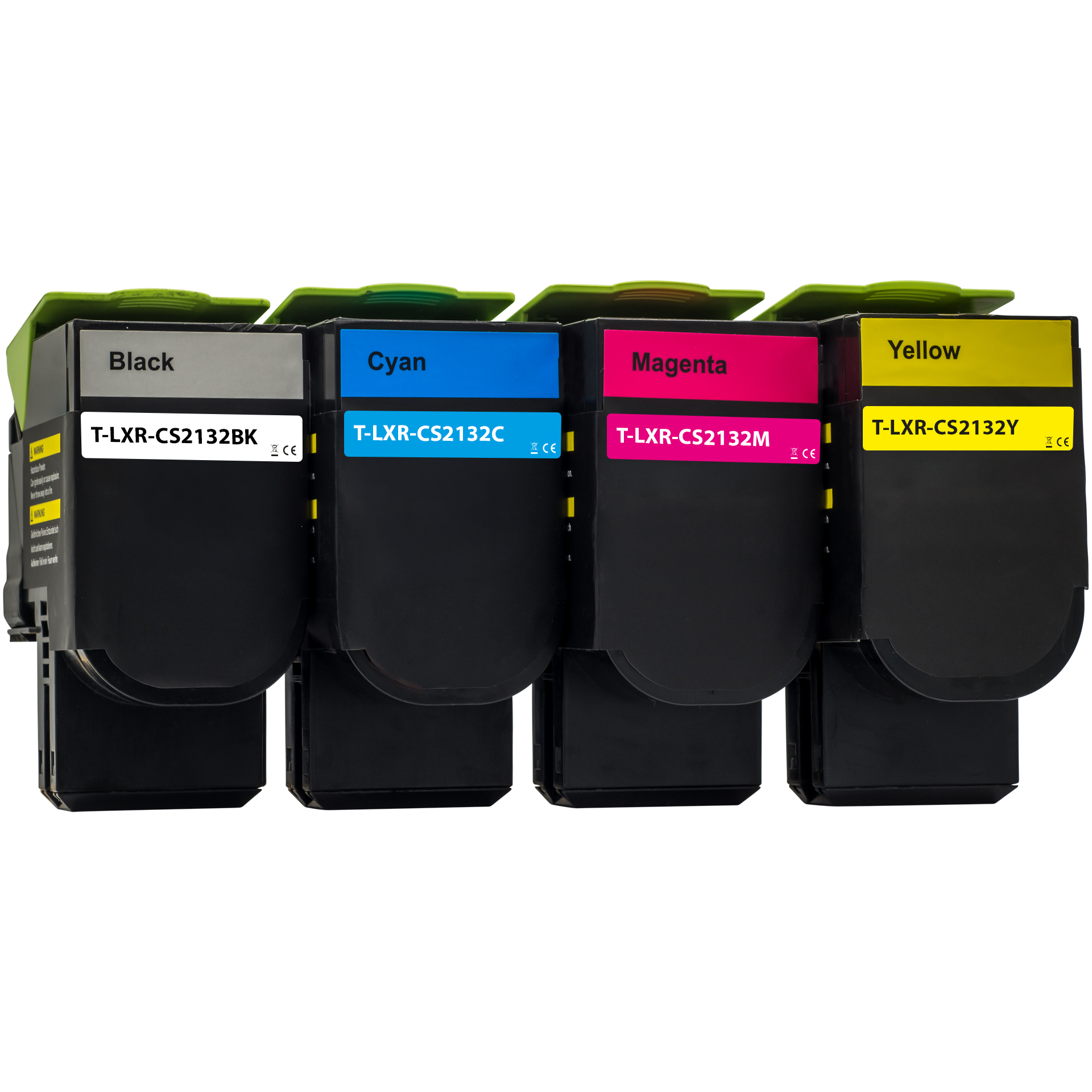 Rebuilt Toner für Lexmark C2132 XC2130 XC2132 24B6011 24B6012 24B6013 24B6014 CMYK 4er Set